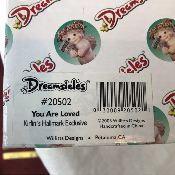 Dreamsicles Cherub Angel Snowman Figurine You Are Loved Christmas Kristin 2003 - Picture 7 of 9